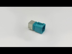 Puertos azules del patio de la mini FAKRA del conector Z agua de ángulo recto del código cuatro