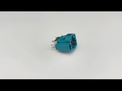 color de Waterblue del conector del código FAKRA HSD de 4+2Pin Z para el soporte de PCB/Panel