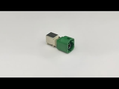Tipo de ángulo recto soporte del color verde del código-e del conector de FAKRA HSD del PWB