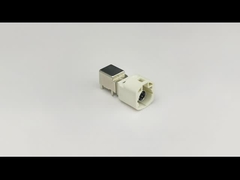 Tipos del ángulo de FAKRA HSD LVDS 4 Pin Coaxial Cable Connector Right para el soporte del PWB
