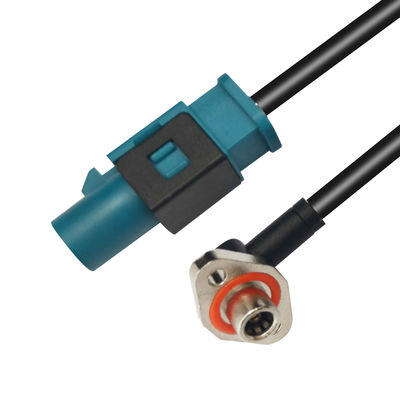 Car Front FAKRA Extension Cable Z Code Connector To SMB Cable