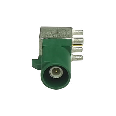 FAKRA RF PCB Connectors Right Angle Connectors Through Hole PCB Mount