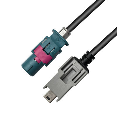 HSD (código Z) a Mini B cable USB para conectividad Ethernet automotriz