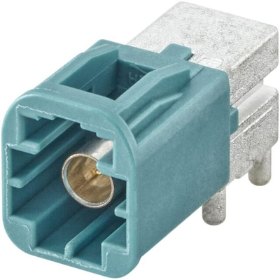 FAKRA conector de conexión R / A PCB soldador de ángulo derecho AMS29A-40MZ5-Z agua azul